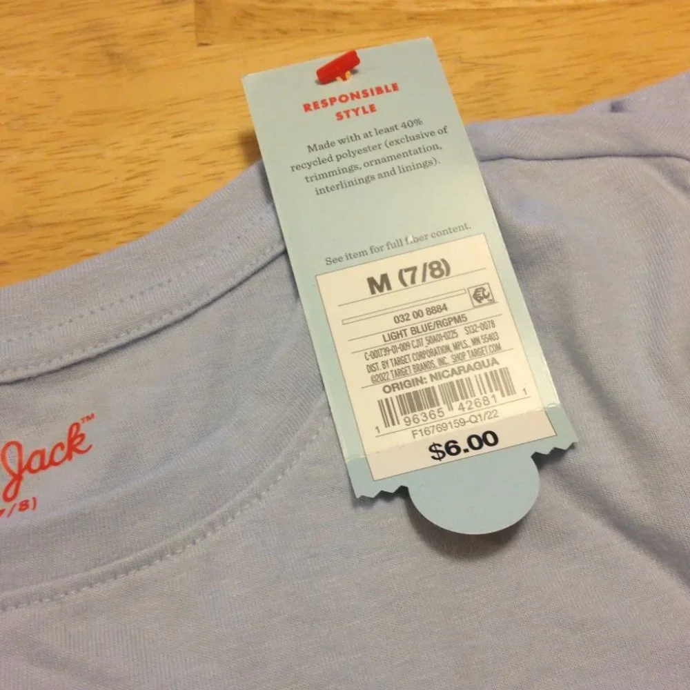 Cat & Jack tee set, girls size 7/8